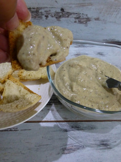 Foto principal de Dip de berenjena con queso cremoso a las finas hierbas