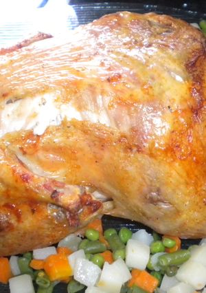 Una foto de Pollo al horno superfácil