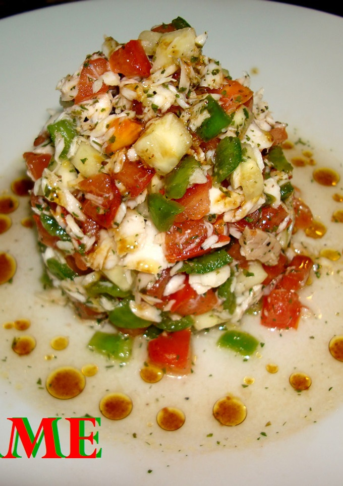 Una foto de Ceviche de merluza al vapor