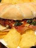 Sandwich bocatta caprese