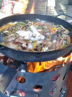 Una foto de Pollo al disco