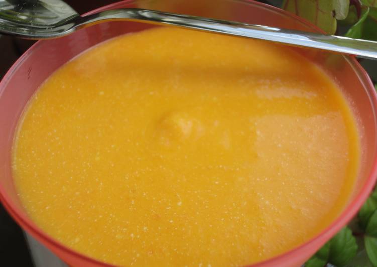 Crema fría de zanahoria