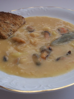Una foto de Judías con mejillones