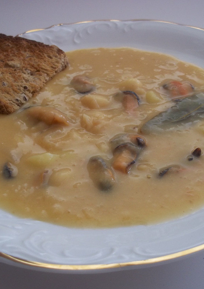 Una foto de Judías con mejillones