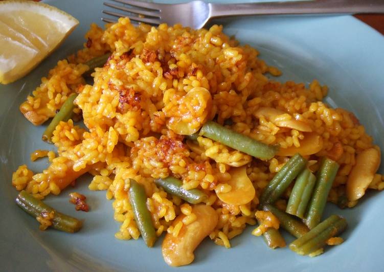 Paella de pollo Fernando