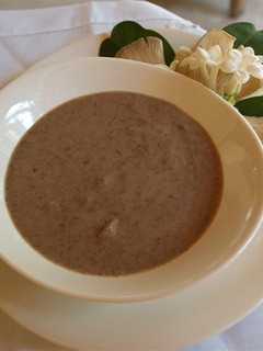 Una foto de Crema de hongos