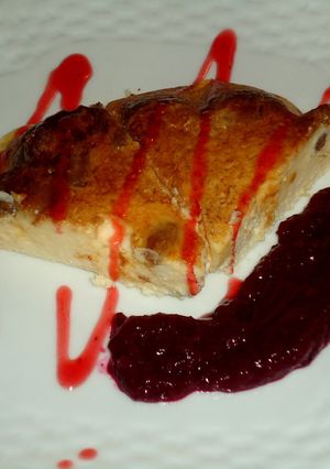 Una foto de Pastel de queso dulce