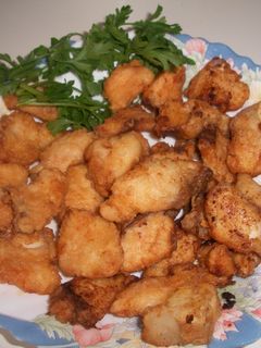 Una foto de Cazón en adobo y frito