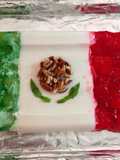 Gelatina de la bandera de México