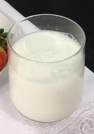 Una foto de Leche de almendras