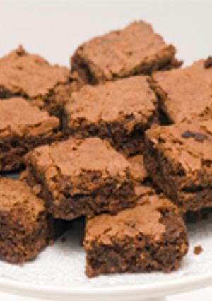 Una foto de Brownie tradicional