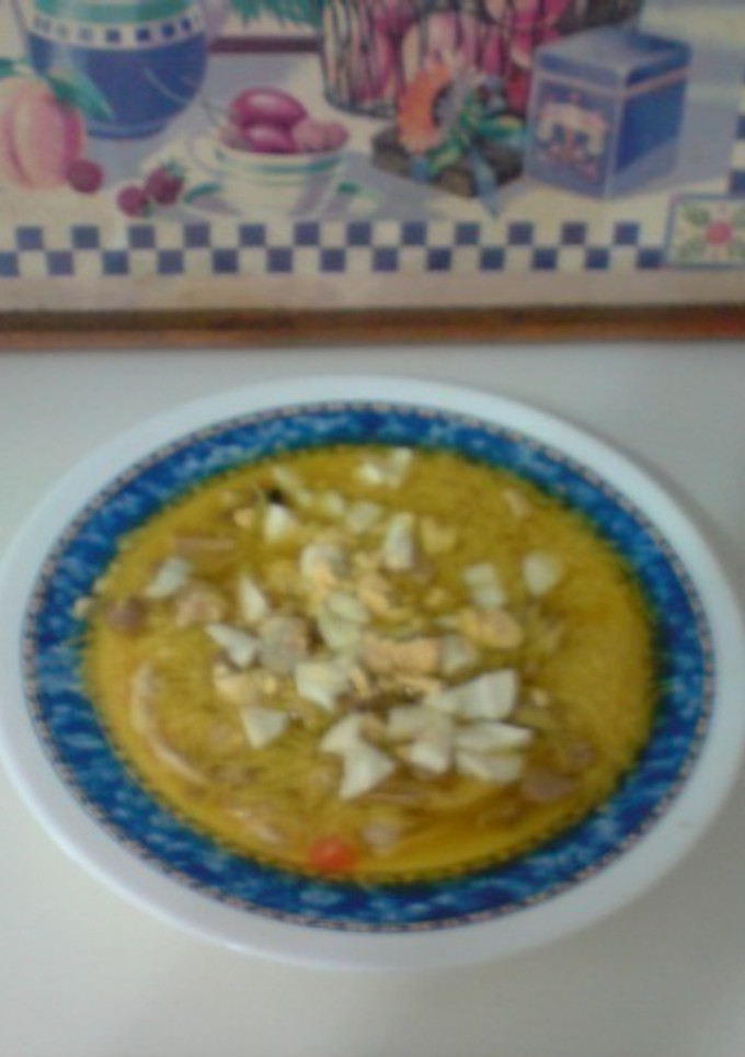 Una foto de Sopa cubierta