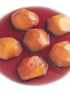 Una foto de Melocotones al vino
