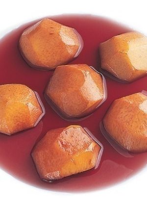 Una foto de Melocotones al vino