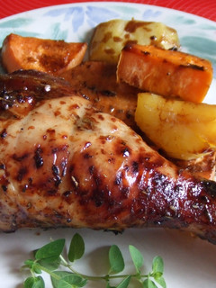 Una foto de Zancos de pavo al horno