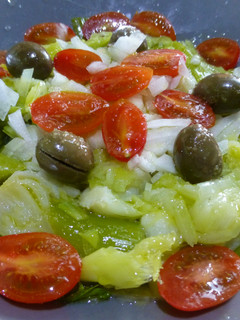 Una foto de Ensalada templada de puerros