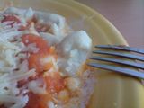 Ñoquis de papa con salsa de tomate y limón