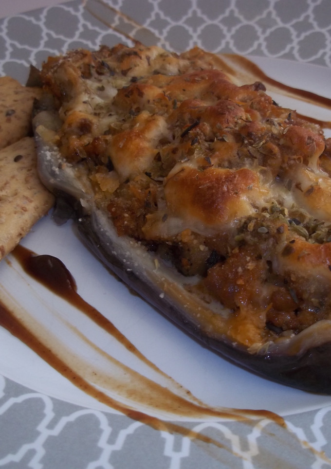 Una foto de Berenjenas rellenas sin bechamel