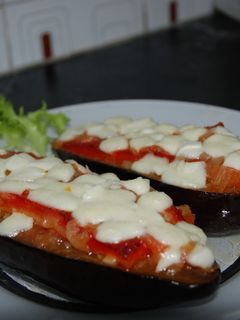 Una foto de Berenjenas al horno fáciles