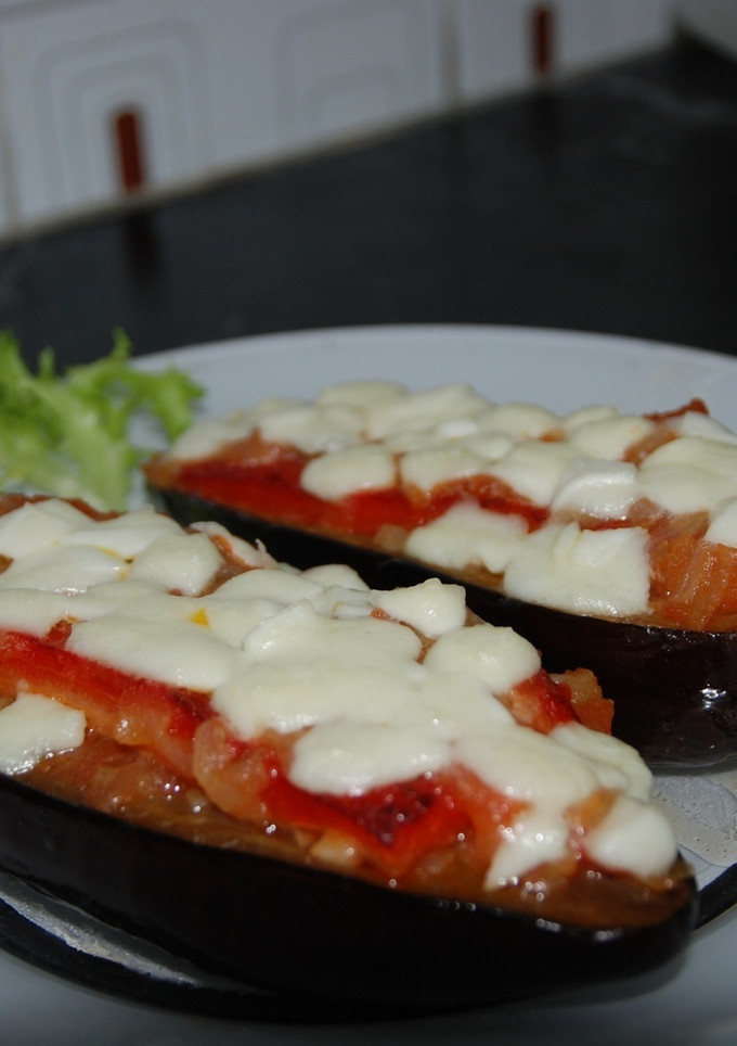 Una foto de Berenjenas al horno fáciles
