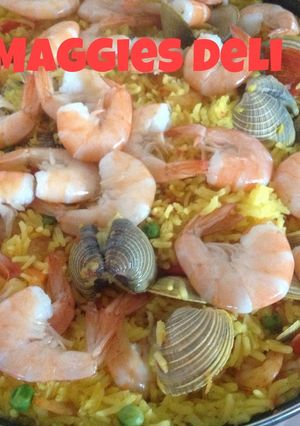Una foto de Arroz con mariscos mejjicanna