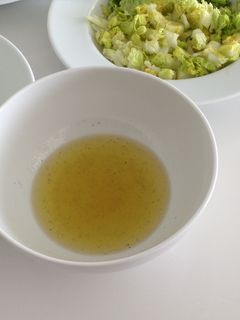 Una foto de Aliño de ensalada para adelgazar