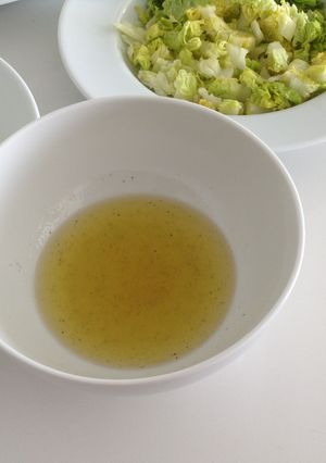 Una foto de Aliño de ensalada para adelgazar