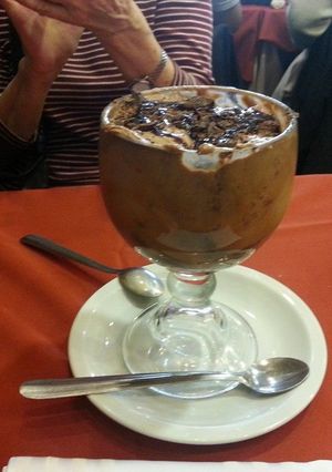 Una foto de Mousse de chocolate light