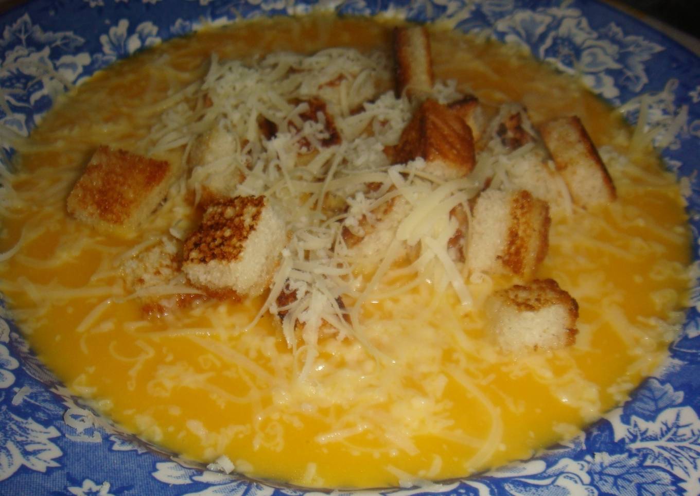 Sopa o crema de calabaza