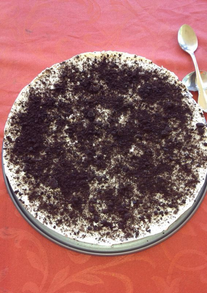 Una foto de Tarta helada oreo