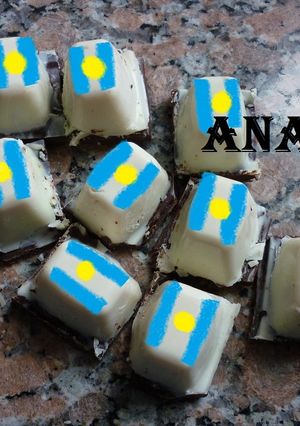 Una foto de Bombones argentinos con crema de menta