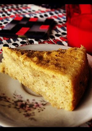 Una foto de Tortica casera de banano