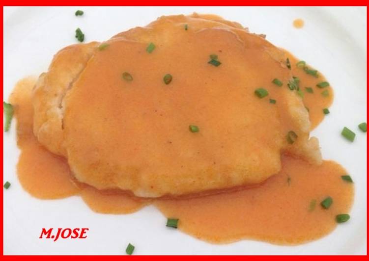 Merluza rellena de jamon y queso