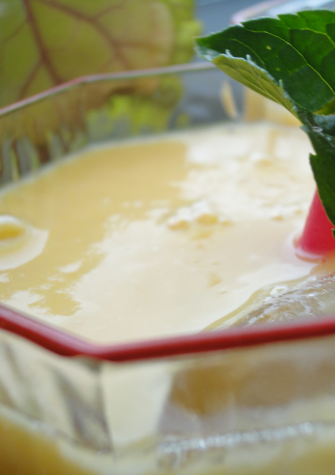 Una foto de Batido nutritivo de mango y yogur