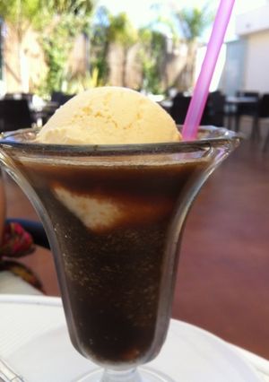 Una foto de Granizado de café con nata