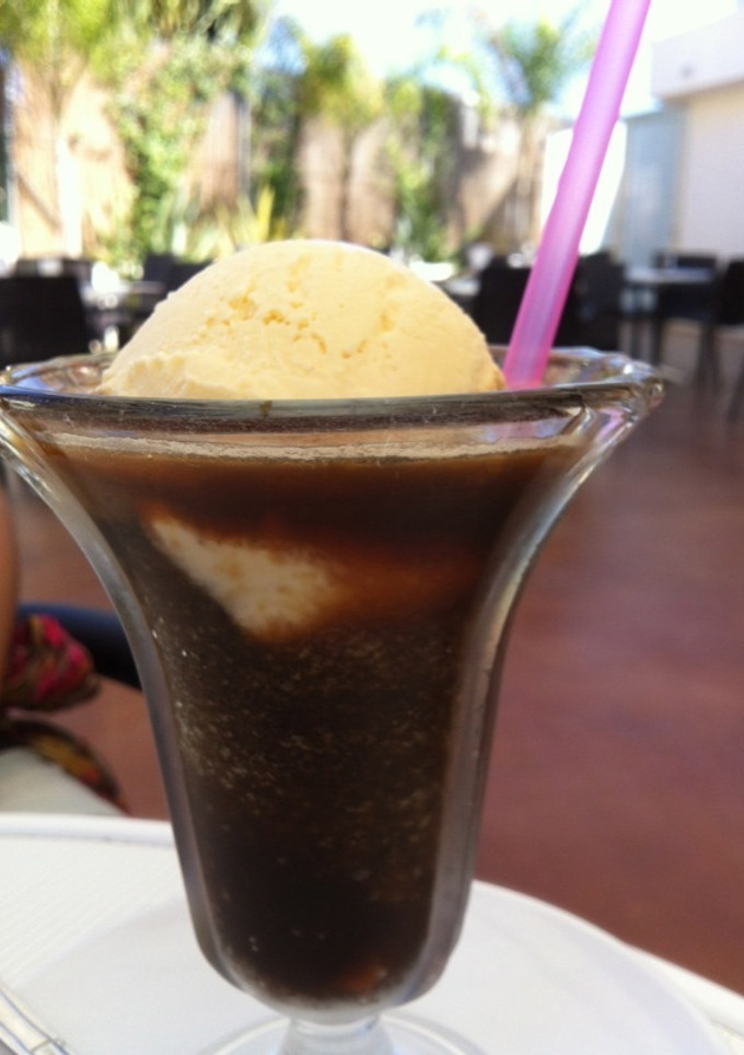 Una foto de Granizado de café con nata