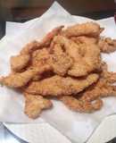 Pollo en tiras