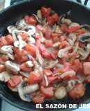 Champiñones a la mexicana
