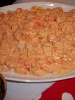 Una foto de Ensalada de bocas de mar con salsa americana