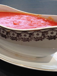 Una foto de Salsa de tomate frito