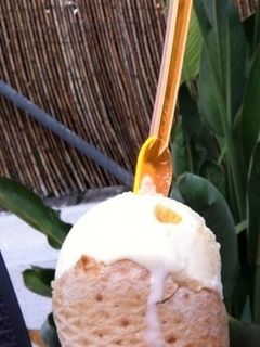 Una foto de Helado de mantecado