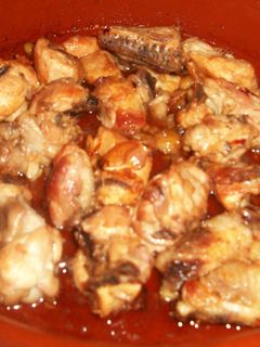 Una foto de Pollo al ajillo al estilo de Cartagena