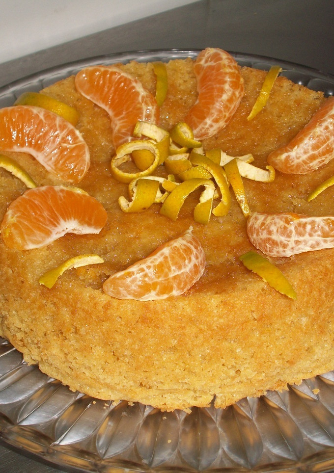 Una foto de Torta de mandarina fácil