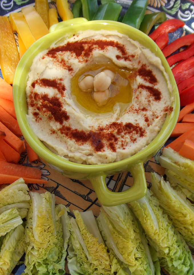 Una foto de Aperitivo vegetariano de verano