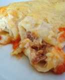 Canelones de pollo y foiegras a las finas hierbas