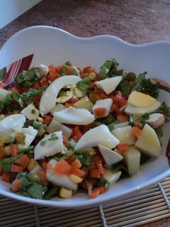 Una foto de Ensalada con ingredientes de Invierno