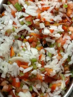 Una foto de Salsa criolla para asado