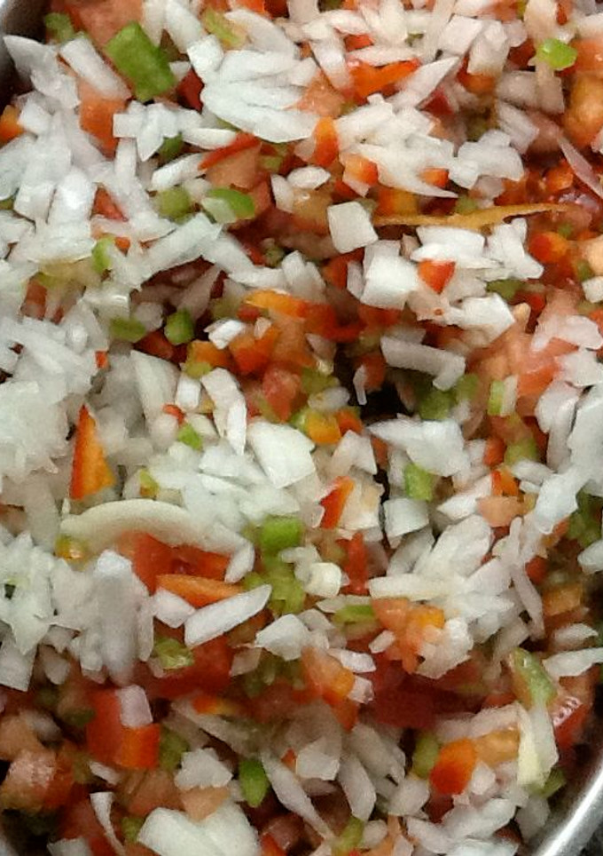 Una foto de Salsa criolla para asado