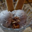 Helado de plátano hecho en casa
