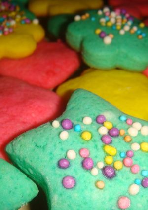 Una foto de Galletitas de colores